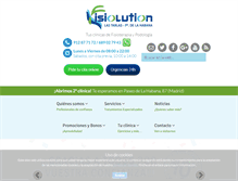 Tablet Screenshot of fisiolution.com